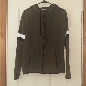Dark Green Victoria Secret PINK zip up